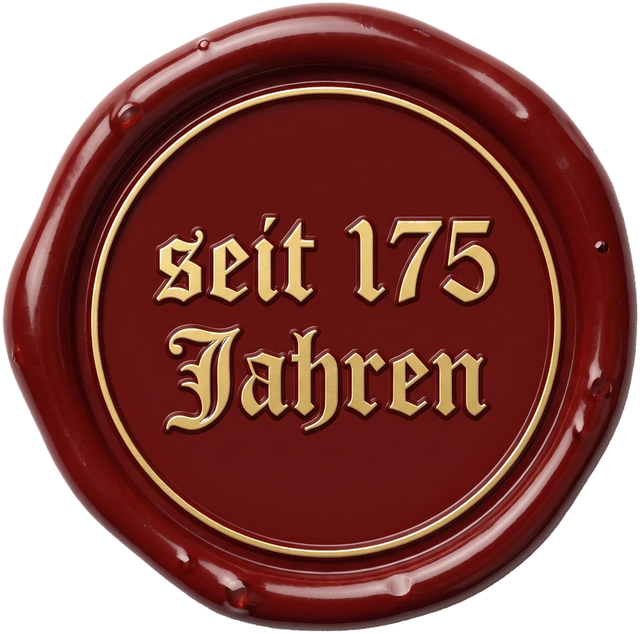 Wachssiegel: seit 175 Jahren